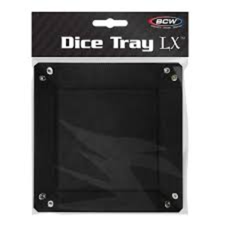BCW BCW DICE TRAY - RECTANGLE - BLACK