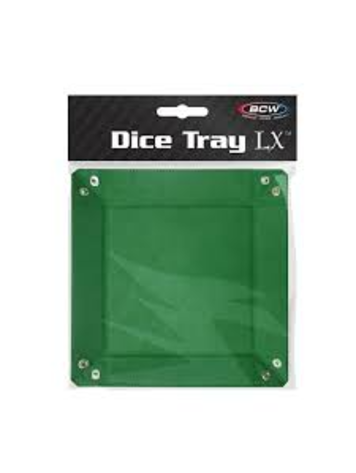BCW BCW DICE TRAY - RECTANGLE - GRASS GREEN