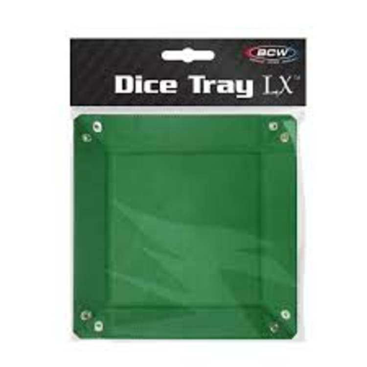 BCW BCW DICE TRAY - RECTANGLE - GRASS GREEN