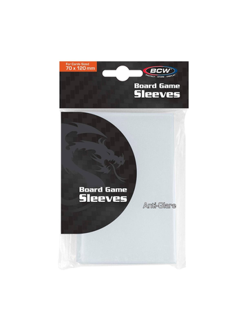 BCW BCW 70 X 120 BOARD GAME SLEEVES - ANTI-GLARE
