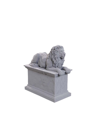 DEEP CUTS STONE LION UNPAINTED MINI