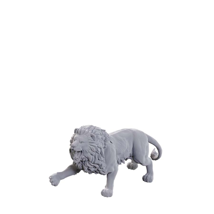DEEP CUTS STONE LION UNPAINTED MINI