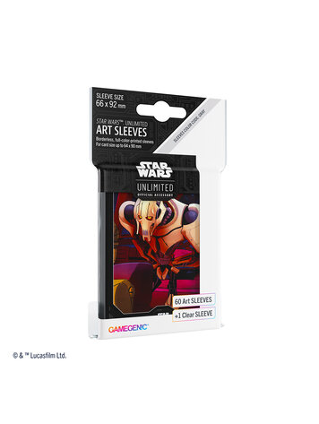 GAMEGENIC GAMEGENIC STAR WARS UNLIMITED ART SLEEVES GENERAL GRIEVOUS