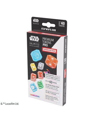 GAMEGENIC GAMEGENIC STAR WARS UNLIMITED PREMIUM TOKENS PRO EXPANSION PACK