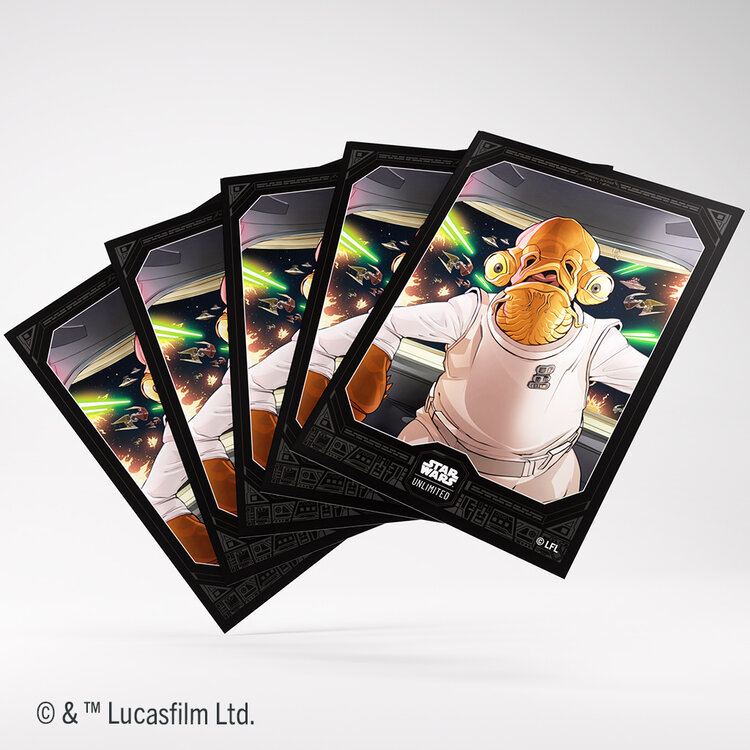 GAMEGENIC GAMEGENIC STAR WARS UNLIMITED ART SLEEVES ADMIRAL ACKBAR