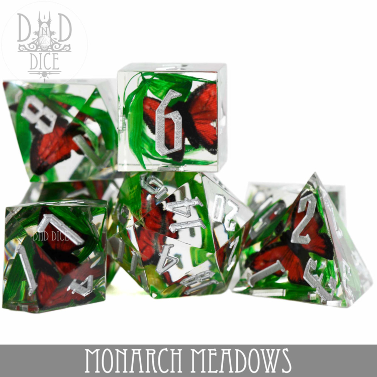 DND DICE MONARCH MEADOWS HANDMADE