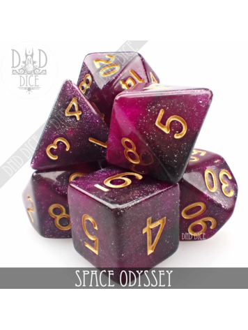 DND DICE SPACE ODYSSEY RPG DICE SET