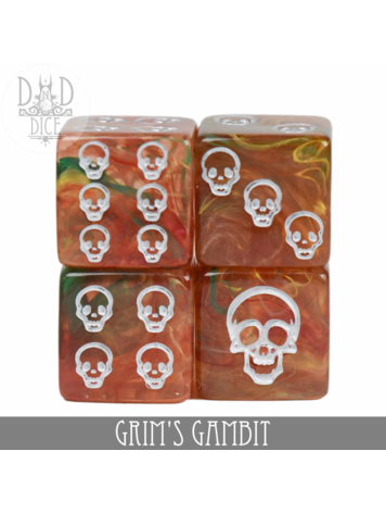 DND DICE GRIM'S GAMBIT 4D6