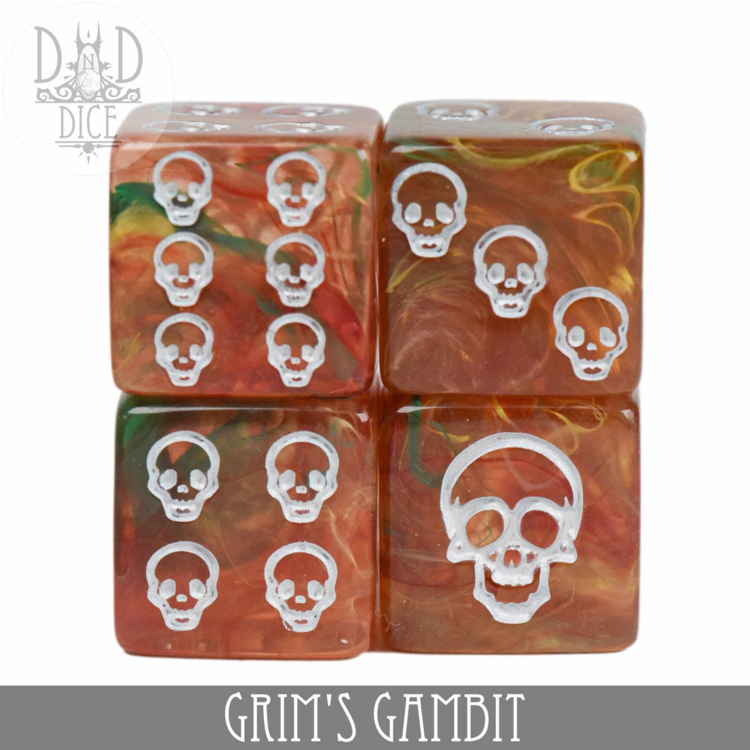 DND DICE GRIM'S GAMBIT 4D6
