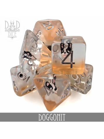 DND DICE DOGGONIT RESIN 7 DICE SET