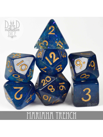 DND DICE MARIANA TRENCH RPG DICE SET