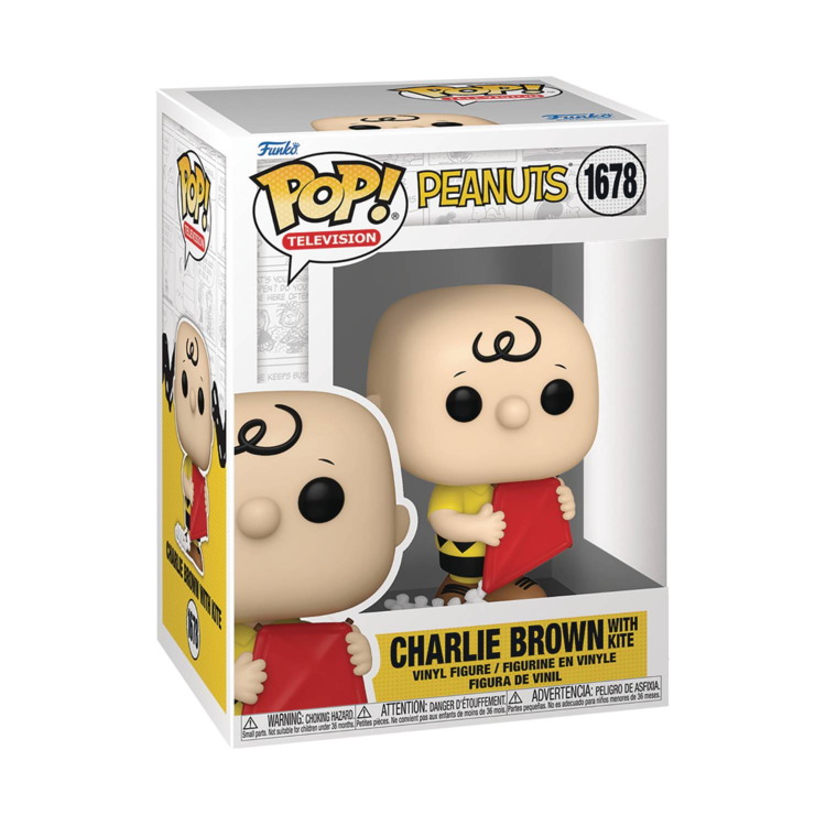 FUNKO POP ANIMATION PEANUTS S7 CHARLIE BROWN W KITE FIG