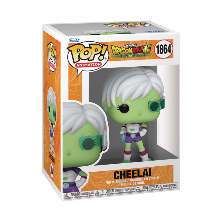 FUNKO POP ANIMATION DRAGON BALL SUPER BROLY CHEELAI FIG