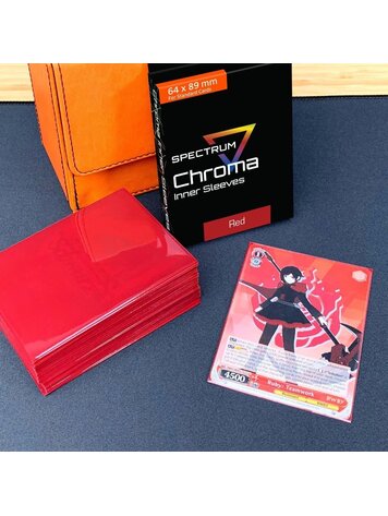 BCW SPECTRUM CHROMA: INNER SLEEVES (RED)