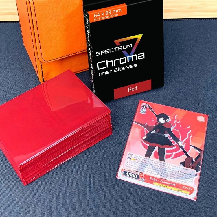 BCW SPECTRUM CHROMA: INNER SLEEVES (RED)
