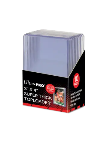 ULTRA PRO ULTRA PRO 3" X 4" SUPER THICK 200PT TOPLOADERS