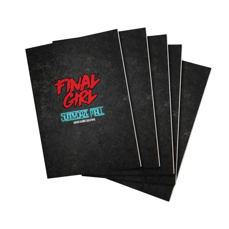 VAN RYDER GAMES FINAL GIRL SERIES 3 GRUESOME DEATH BOOKS