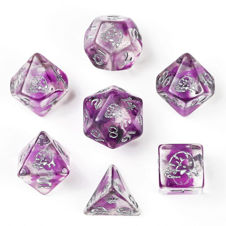 HYMGHO HYMGO WYRMFORGED ROLLERS RPG DICE SET - OPOSSUM