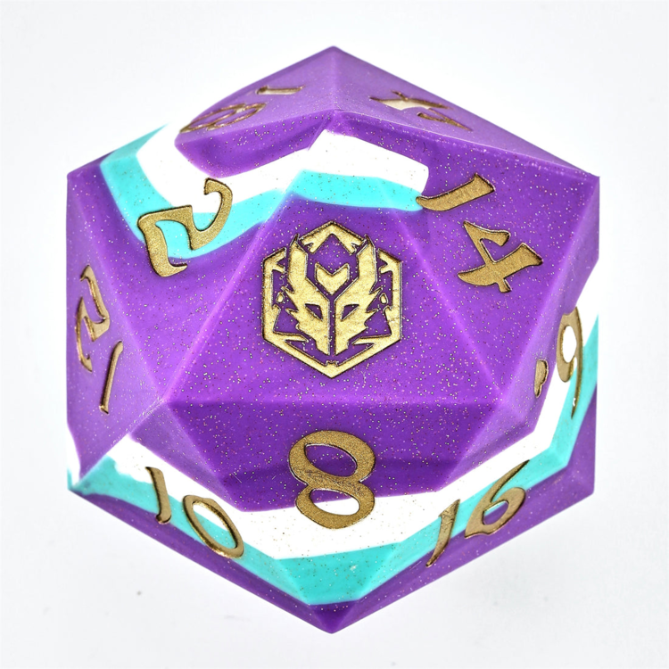 HYMGHO HYMGHO 55MM CHONK RUBBER SILICON D20 - CELESTIAL GLEAM