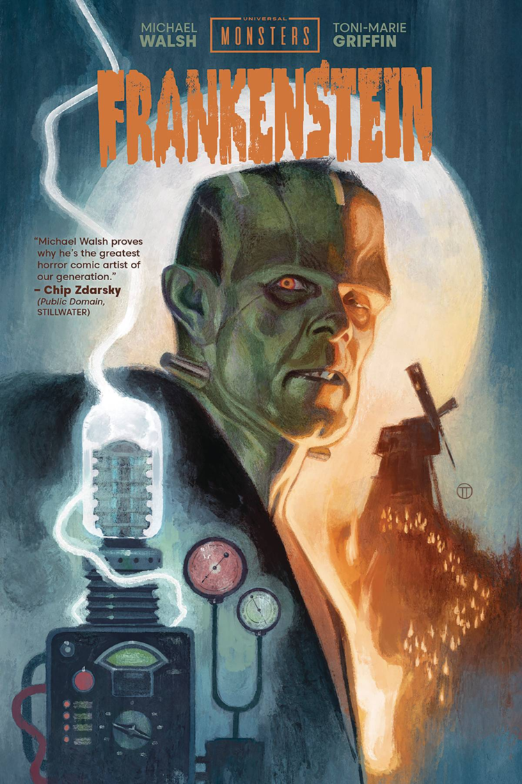 IMAGE COMICS UNIVERSAL MONSTERS FRANKENSTEIN HC DIRECT MARKET EXCLUSIVE JULIAN TOTINO TEDESCO CVR