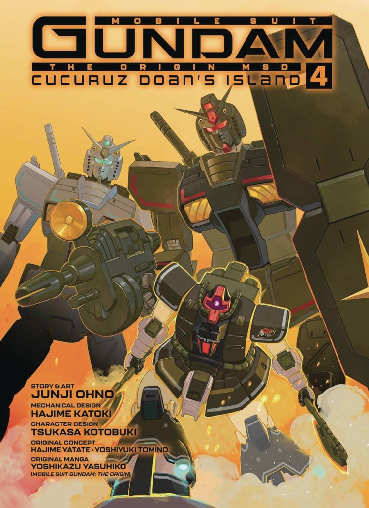 KODANSHA COMICS MOBILE SUIT GUNDAM THE ORIGIN MSD CUCURUZ DOAN'S ISLAND HC GN VOL 04