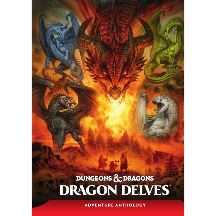 WIZARDS OF THE COAST DUNGEONS AND DRAGONS 5E DRAGON DELVES ANTHOLOGY