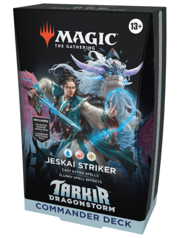 WIZARDS OF THE COAST MTG TARKIR DRAGONSTORM JESKAI STRIKER COMMANDER DECK