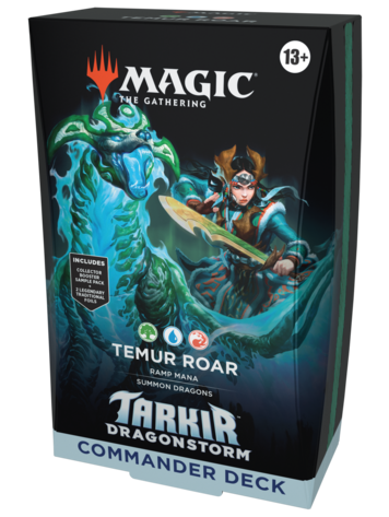 WIZARDS OF THE COAST MTG TARKIR DRAGONSTORM TEMUR ROAR COMMANDER DECK