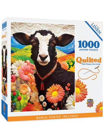 QUILTED - BLACK SHEEP OF THE FAMILY 1000 PIECE PUZZLE