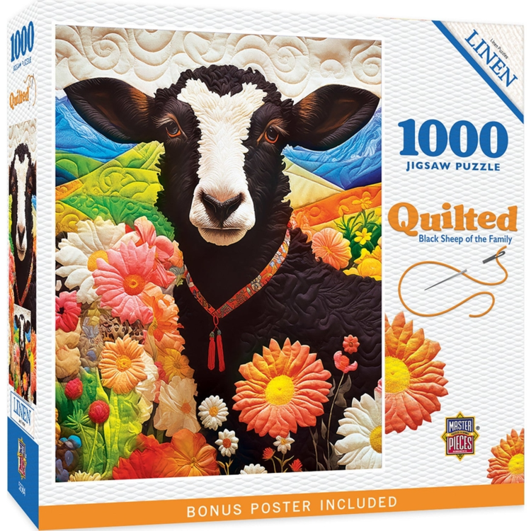 QUILTED - BLACK SHEEP OF THE FAMILY 1000 PIECE PUZZLE
