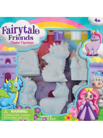 FAIRYTALE FRIENDS - PLASTER FIGURINE PAINT SET