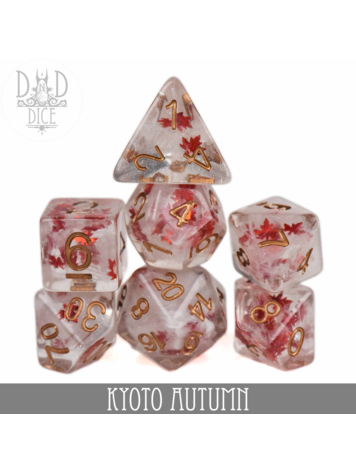 DND DICE KYOTO AUTUMN RPG DICE SET