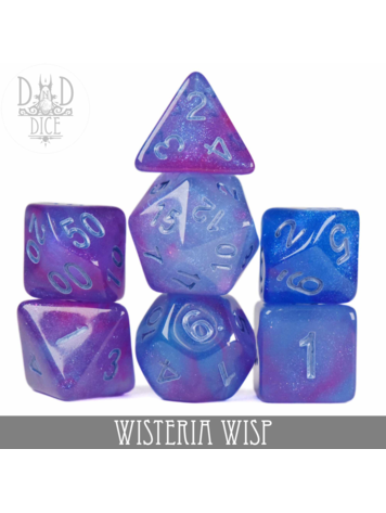 DND DICE WISTERIA WISP RPG DICE SET