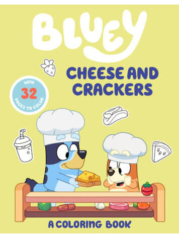 PENGUIN RANDOM HOUSE BLUEY CHEESE & CRACKERS COLORING BOOK