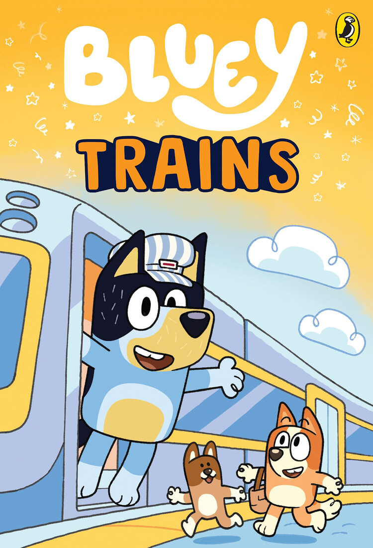 PENGUIN RANDOM HOUSE BLUEY TRAINS SC