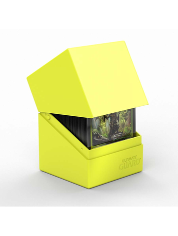 ULTIMATE GUARD ULTIMATE GUARD BOULDER 100+ SOLID NEON YELLOW