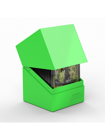 ULTIMATE GUARD ULTIMATE GUARD BOULDER 100+ SOLID NEON GREEN