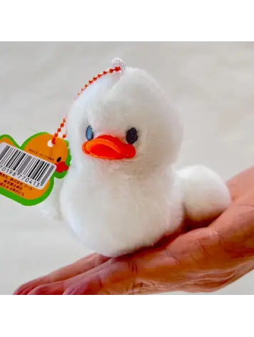 YELL DUCKLING PULL & GO PLUSH (WHITE)