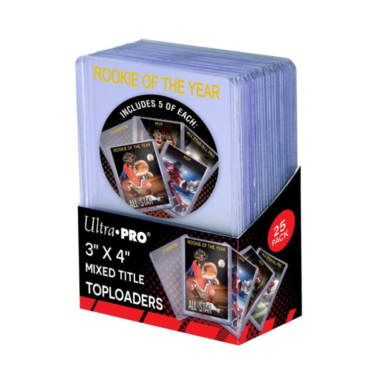 ULTRA PRO ULTRAPRO 3" x 4" MIXED TITLE TOPLOADERS