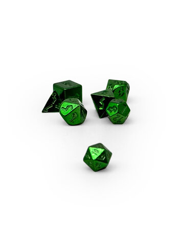 NORSE FOUNDRY PIXIE DICE GREEN MINI RPG DICE SET