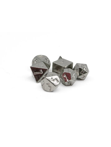NORSE FOUNDRY PIXIE DICE SILVER MINI RPG DICE SET