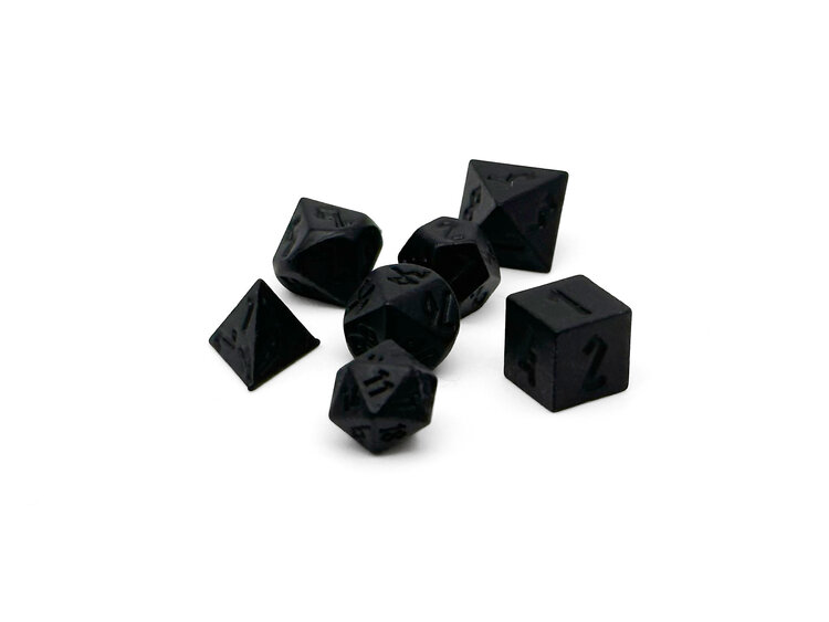 PIXIE DICE BLACK MINI RPG DICE SET