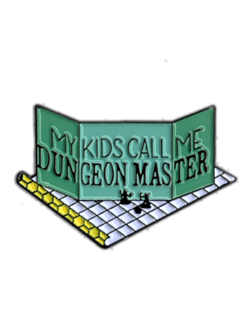MY KIDS CALL ME DUNGEON MASTER- D&D/RPG ENAMEL PIN