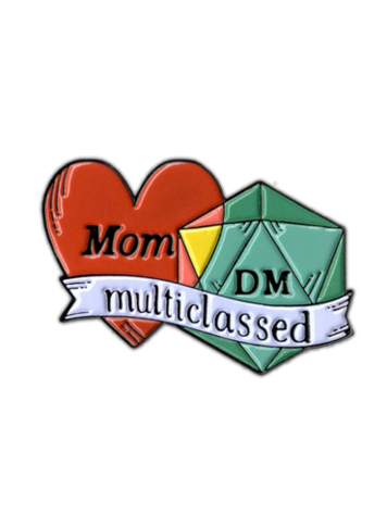 MOM DM MULTICLASSED- ENAMEL PIN