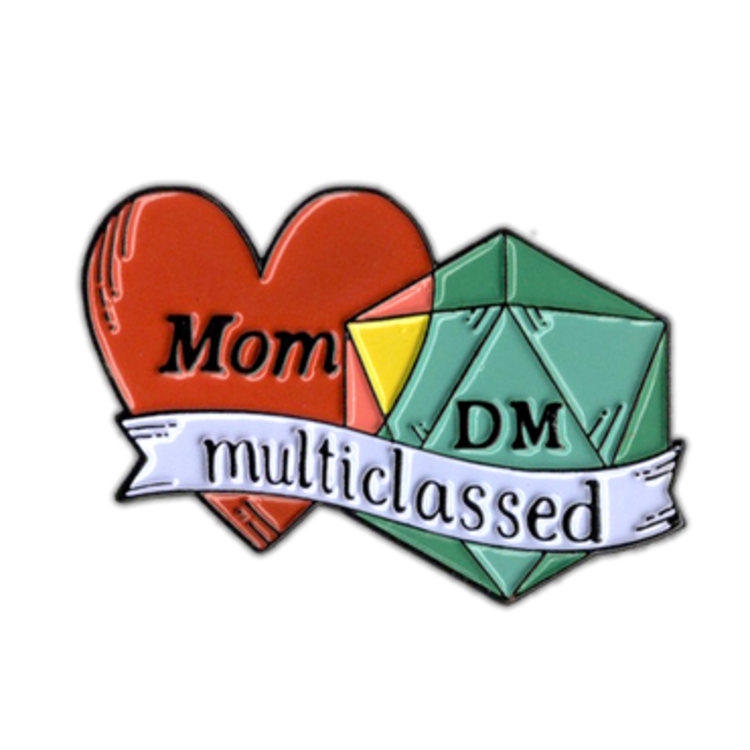 MOM DM MULTICLASSED- ENAMEL PIN