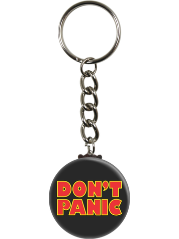 DON'T PANIC KEYCHAIN
