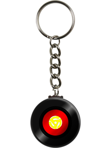 7" VINYL RECORD WITH ADAPTER KEYCHAIN