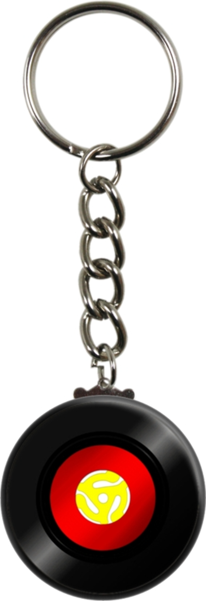 7" VINYL RECORD WITH ADAPTER KEYCHAIN
