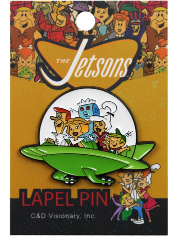 ENAMEL PIN THE JETSONS SPACESHIP