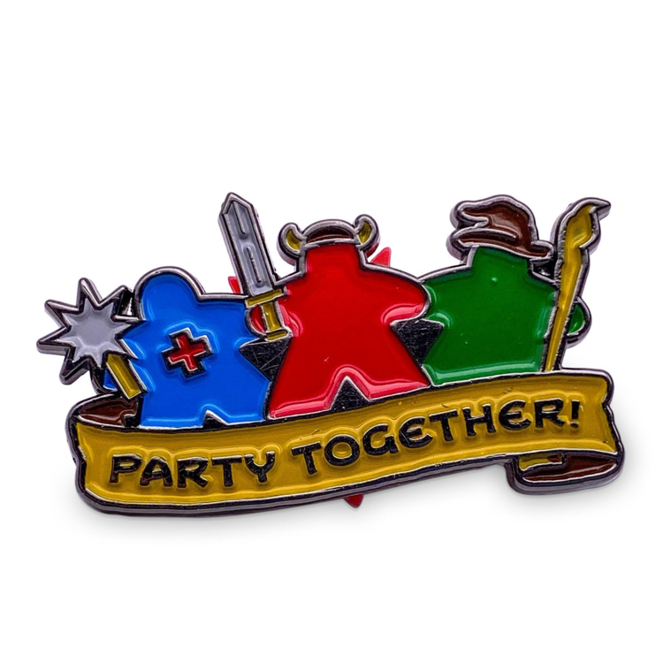 PARTY TOGETHER ENAMEL PIN